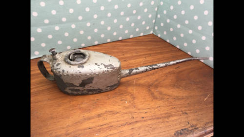 Large Vintage Oil Can