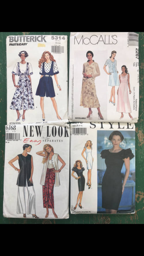 4 x Clothes Patterns