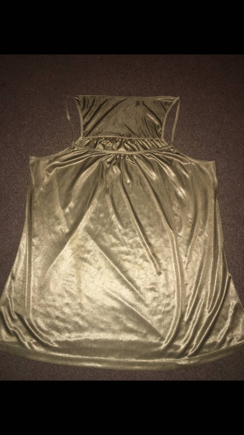 Gold Strappy Top - Woolworths - Size 10