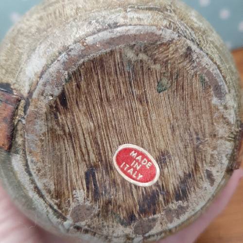 Liquor bottle with leather detail - Made in Italy