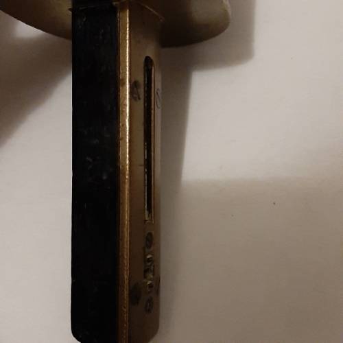Vintage Marking Gauge with brass inlays - See pictures and description