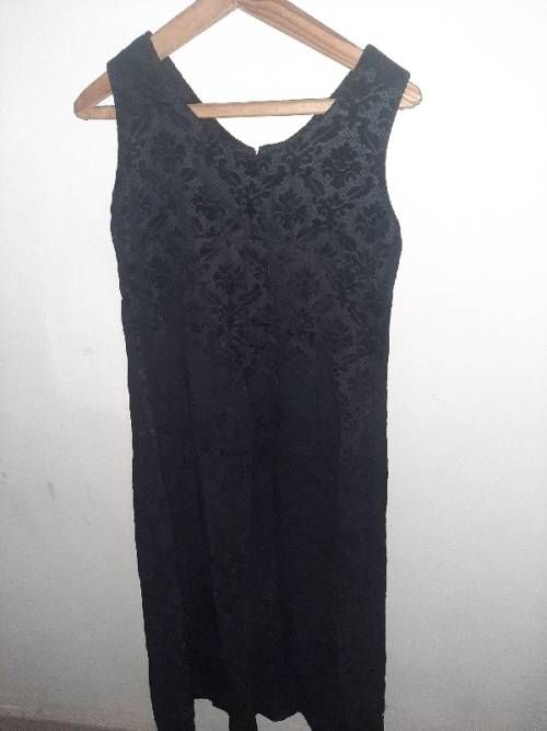 Vintage Long Black Dress