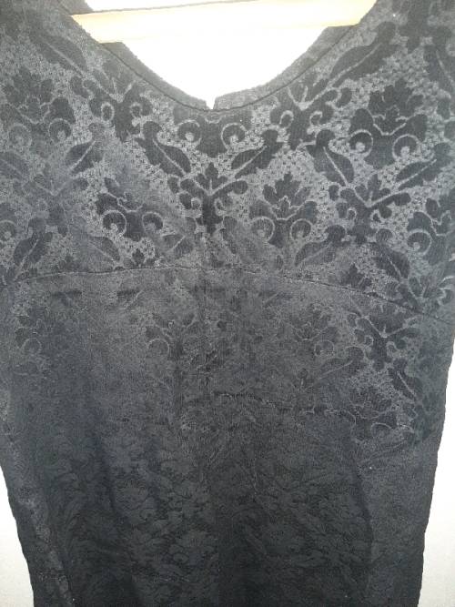 Vintage Long Black Dress