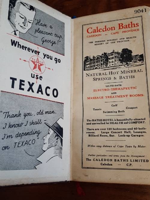 Royal Automobile Club of South Africa - Route Book - Very Old!!! Rare Find!!!!