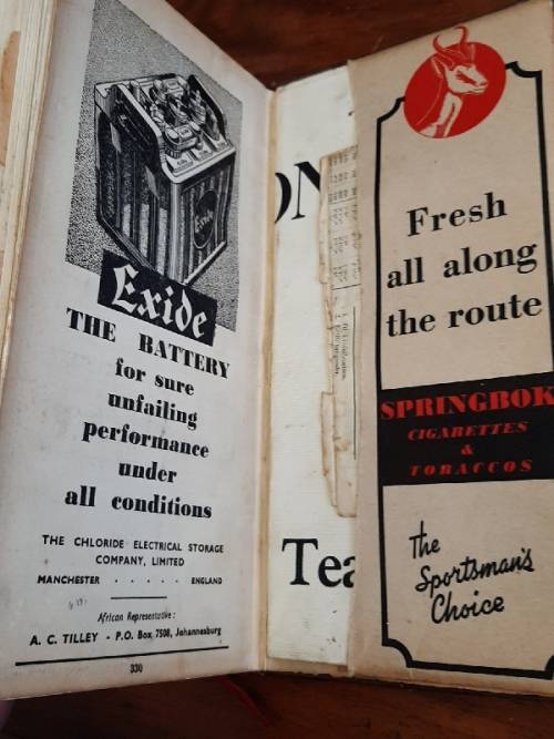 Royal Automobile Club of South Africa - Route Book - Very Old!!! Rare Find!!!!