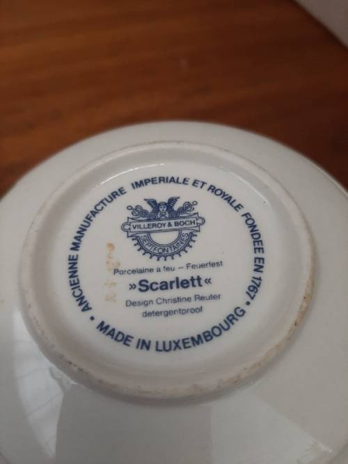Villeroy & Boch Retro Sugar Bowl - Made in Luxemborg