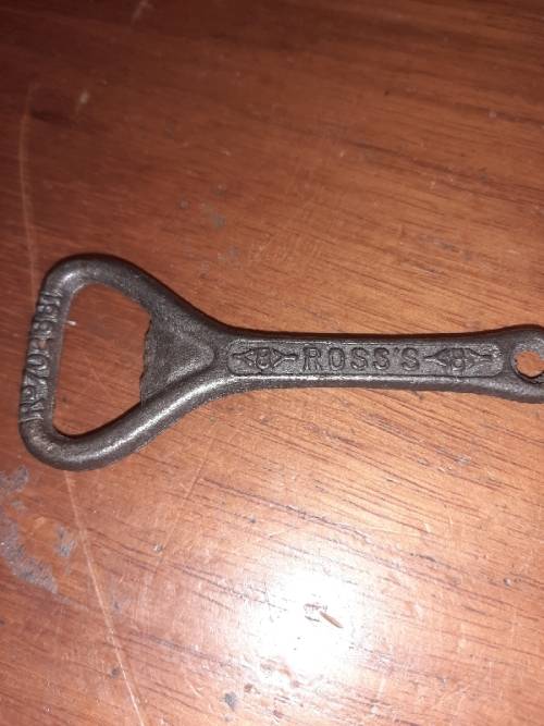 Vintage Ross's Ginger Ale Bottle Opener