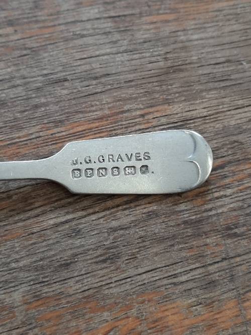 J.G. Graves EPNS Salt Spoon