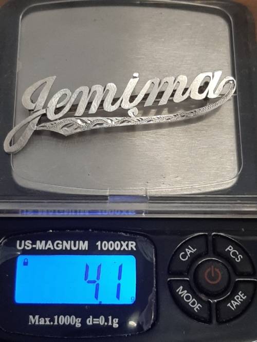 Vintage Silver Hallmarked Brooch - Jemima