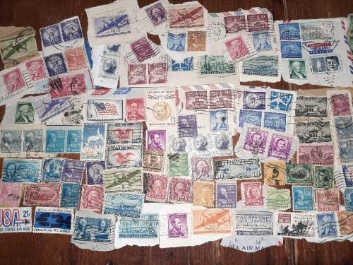 100 x United States Stamps - See pictures