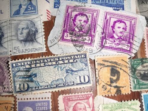 100 x United States Stamps - See pictures