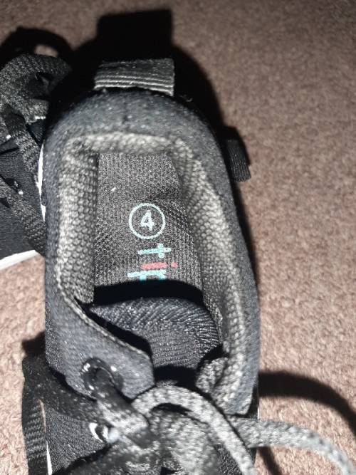 Black Baby Takkies - Size 4