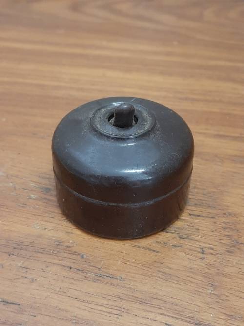 Vintage Original Bakelite and Porcelain Switch