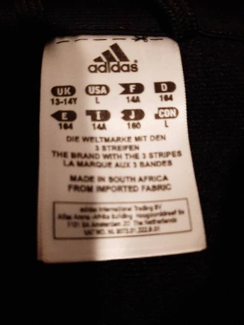 Black Adidas Tracksuit - Size 13-14 Years