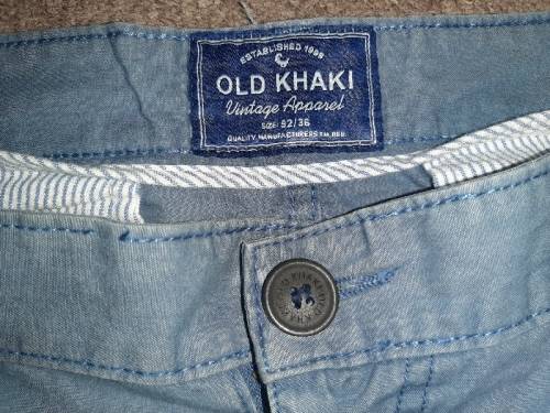 Old Khaki Mens Shorts - Size - 92/36