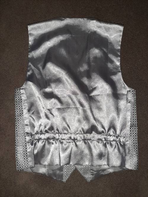 Angelino Silver Waistcoat Set - Size XXL
