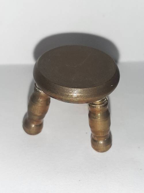 Solid Brass - Miniature Chair