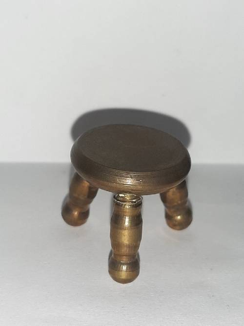 Solid Brass - Miniature Chair