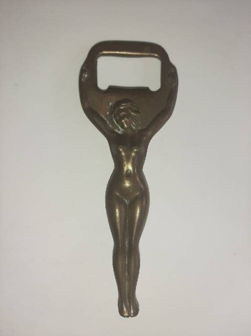 Lady Shaped Brass Bottle Opener
