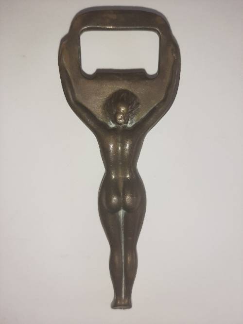 Lady Shaped Brass Bottle Opener