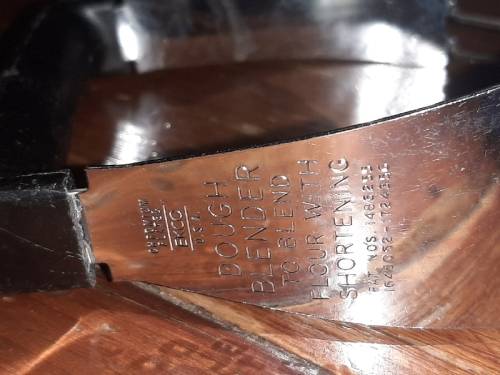 Vintage Ekco Dough Blender with Plastic Handle