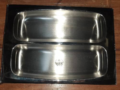 Vintage Large Eetrite Stainless Steel Serving Dish - Never Used!!
