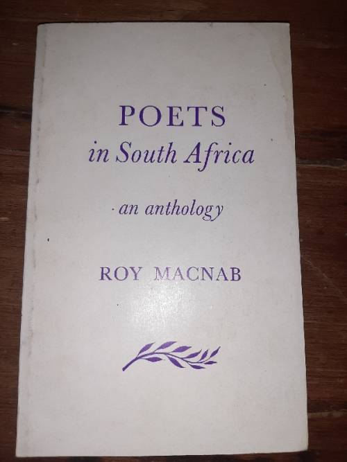 Poetry in South Africa - an anthology - Roy Macnab