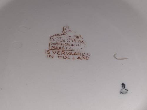 Large 1938 Voortrekker Monument Soup Bowl / Soup Tureen by N.V. de Sphinx - Holland