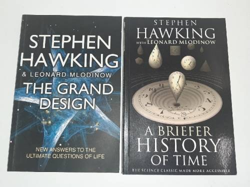 2 x Stephen Hawking Books - The Grand Design & A Briefer History of Time