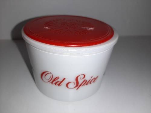Vintage Old Spice lidded shaving mug