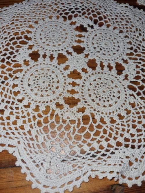 3 x Beautiful Finely Crochet Doilies