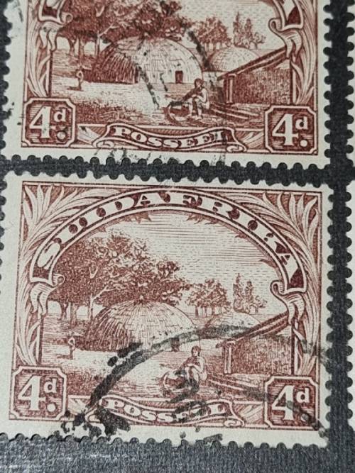19 x 4d South Africa stamps