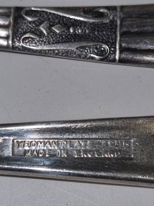 3 x Yeoman Plate EPNS Cake Forks - Made in England