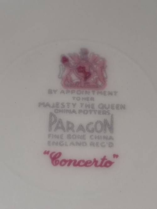 Beautiful Vintage Paragon Concerto Cake Plate