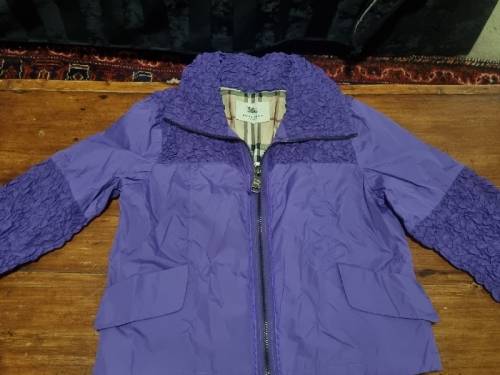 Purple Burberry Jacket - Size 34 - See pictures