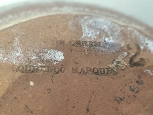 Beautiful Antique Terracotta Vase - Stamped