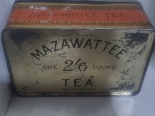 Vintage Mazawattee Tea Tin