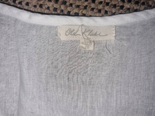 Beautiful Old Khaki Top - Size 10 - 100% Cotton