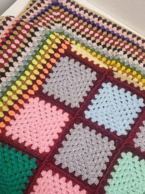 Beautiful Crochet Blanket - 1.78m x 1.46m