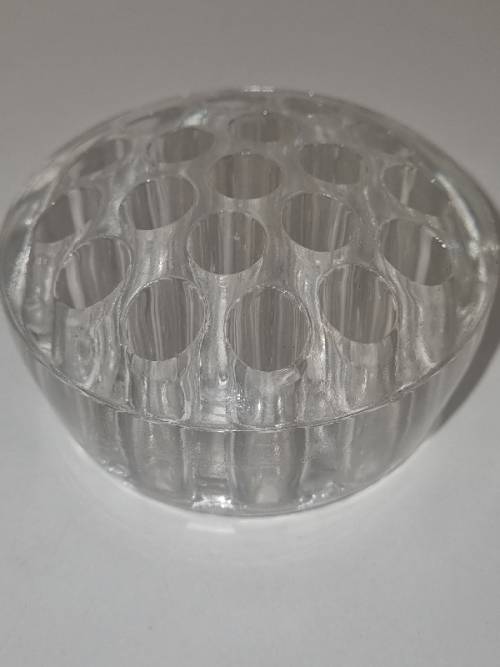 Glass Flower Frog - Good Condition - Diameter - 7.5cm