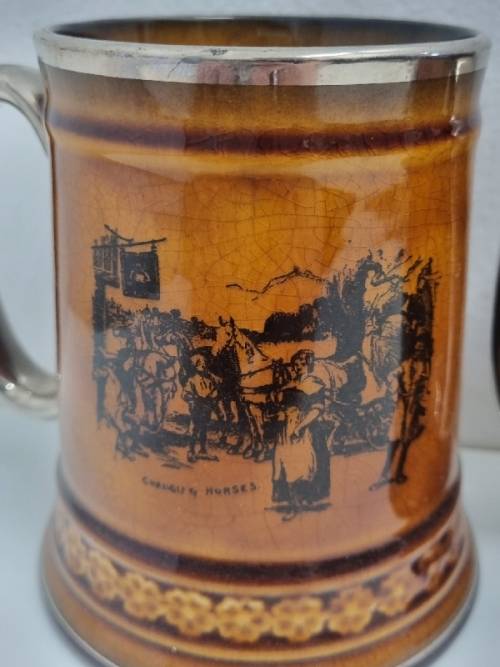 3 x Macmillan & Co Mugs / Tankards / Stein - Made in England - Ridgways England