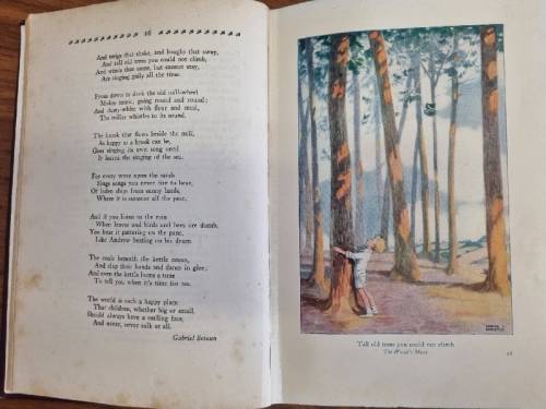 A Treasury of Verse For School and Home - Vintage Book - Rhe Romance Of Knowledge