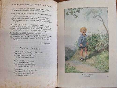 A Treasury of Verse For School and Home - Vintage Book - Rhe Romance Of Knowledge