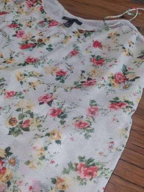 Beautiful Mango Floral Strappy Top - Size M