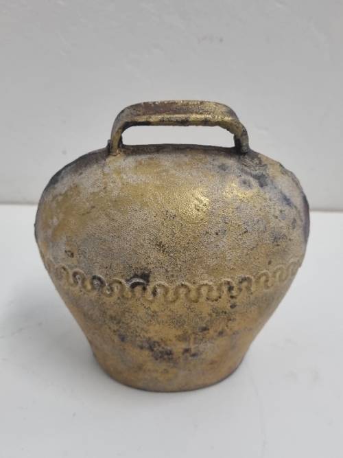Large Vintage Cow Bell - Height - 12.5cm