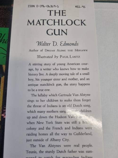 The Matchlock Gun - Walter D. Edmonds