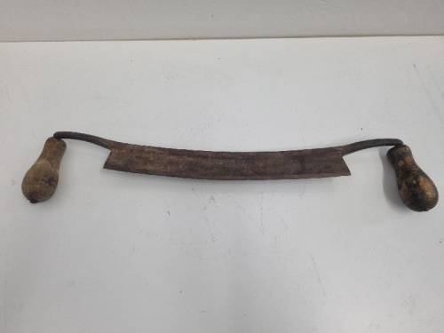 Vintage Tool - Draw Blade Plade / Draw Knife with wooden handle