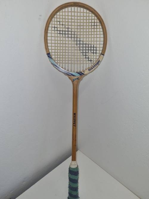 Vintage Wooden Slazenger Squash Racket