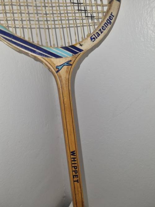 Vintage Wooden Slazenger Squash Racket