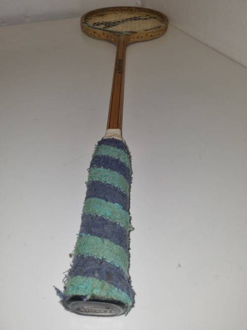 Vintage Wooden Slazenger Squash Racket